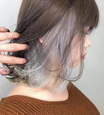 underlights haare blau underlights hair hidden hair color aesthetic hair
