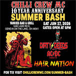 CHILLI CREW MC 10 YEAR ANNIVERSARY SUMMER BASH