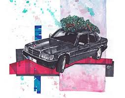 Check Out New Work On My Behance Profile Mercedes Benz 190e W201 Handmade Drawing Painting Http Be Ne Mercedes Benz 190e Mercedes Benz Automotive Art