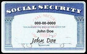 For example, your driver's license number and your insurance policy. Replace Social Security Card