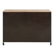 Choose from 13 maisons du monde discount codes this february 2021 from the telegraph. Buffet Auf Rollen Mit 6 Turen Aus Metall Und Tannenholz Wayne Maisons Du Monde