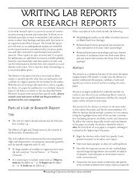 Informative abstracts are like a condensed version of your paper, giving an overview of everything in your research including the results. Writing Lab Reports