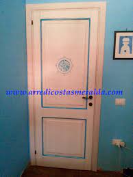 Porta In Stile Sardo Intagliata Con Motivo Timone Arredamento Stile Porta