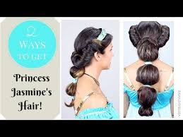 11 Disney Princess Hair Tutorials For Halloween That Ll Make You Feel Royal Videos Disney Princess Hairstyles Jasmine Hair Princess Hairstyles