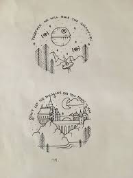 Harry Potter And Star Wars Circle Drawing Art Harry Potter Drawings Geek Tattoo Circle Drawing