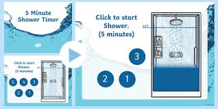 5 minute equal 300000 milliseconds 5 minute equal 300 seconds. 5 Minute Shower Timer Powerpoint Teacher Made