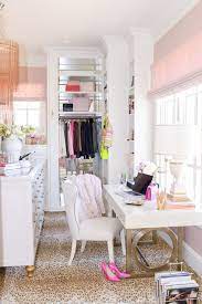 Combination closet home office ideas & photos. Dream Closet Office Space On Pink Peonies By Rach Parcell Home Office Decor Interior Home