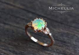 Evanthe Opal Engagement Ring Vintage Floral Opal Ring Opal Etsy In 2021 Engagement Rings Opal Fire Opal Engagement Ring Floral Engagement Ring