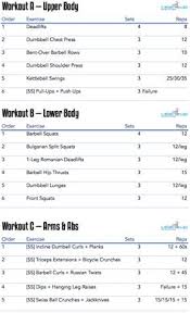 119 best full body workout plan images in 2019 workout at