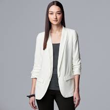 womens simply vera vera wang slouch sleeve blazer in 2019