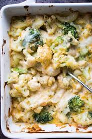 Add broccoli florets to stockpot and boil until stalks and florets are tender but still firm, about 5 minutes more. Garlicky And Cheesy Cauliflower Broccoli Bake Diethood