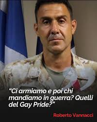 Dear Roberto, chi va al Pride 🏳️‍🌈 fa l'amore ❤️ non la guerra 💣  Sincerly, @papaperscelta