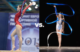artistic vs rhythmic gymnastics