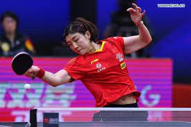 Joueuse de tennis de table. World No 1 Chen Meng Crowned At Ittf Women S World Cup Sports China Daily