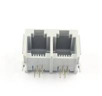 50Pcs RJ11 6P4C 4 Pin Dual Row Right Angle Modular Telephone Socket  Connector | eBay