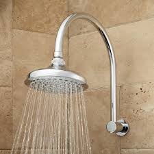 Roux Rainfall Shower Head With Modern Arm Rainfall Shower Head Brushed Nickel Shower Head Shower Fixtures