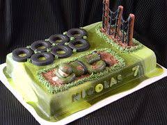Homemade motocross stunt bike cake: 48 Military Cakes Ideas Military Cake Cake Army Cake