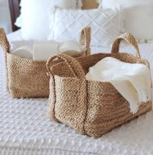 We did not find results for: Amazon Com Woven Storage Basket Set Of 2 Jute Baskets Decorative Multipurpose Bins For Bathroom Living Room Bedroom Or Nursery Wicker Baskets With Handles For Towels Clothes Books Or Toys