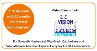 71 offers for hsbc cards: 15 Discount For Hearing Aids At Vision Care Outlets For All Sampath Credit Cardholders