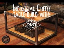 Industrial coffee table shopping list: How To Make An Industrial Coffee Table With Into The Dirt Shop Youtube