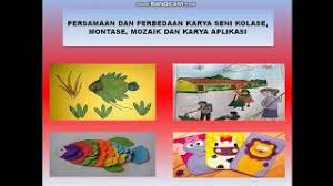 Menjadi seniman kolase adalah hal yang luar biasa nan menyenangkan. Video Penjelasan Persamaan Dan Perbedaan Karya Seni Tempel Youtube
