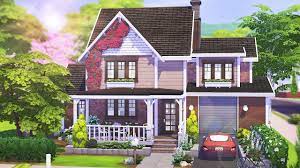 Aveline Welcoming Rustic Family Home 3 Bedrooms 4 Sims House Plans Sims 4 House Design Sims 4 Family House