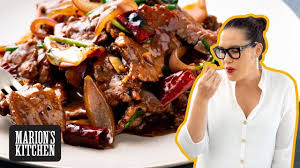 My Mongolian Beef Recipe How To Make A Tender Beef Stir Fry Marion S Kitchen Youtube Mongolian Beef Recipes Food Recipes