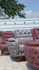 Mmncakir Blue Velvet Sofa Living Room Sofa Furniture Foam Sofa