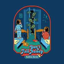 Don T Fall Asleep Retro Illustration How To Fall Asleep Art
