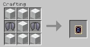Iron ingot, (blank), iron ingot. Flying Carpets And Scorpions Add On Minecraft Pe Mods Addons