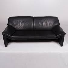 Anzeigen im zusammenhang mit laauser sofa. Laauser Atlanta Leather Sofa Black Three Seat At 1stdibs
