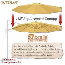Maybe you would like to learn more about one of these? Strong Camel Replacement Canopy For 11 5ft 8 Ribs Rome Cantilever Patio Umbrella Parasol Top Sunbrella Cover Walmart Com Walmart Com