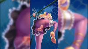 AI生成の巨乳アルバータ（プロジェクトQT）がチンポをしゃぶり、それを彼女の胸の間にこすりつけ、屋外で犯される