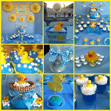 Rubber Duckies Baby Shower Party Ideas Photo 1 Of 14 Baby Shower Duck Rubber Ducky Baby Shower Duck Baby Shower Theme