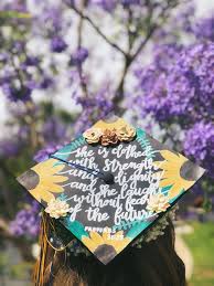 Graduation Cap With Bible Verse Proverbs 31 25 Graduation Cap Decoration High School Graduation Cap Decoration College Graduation Cap Decoration