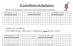 Mathe Ubungsheft Teil 9 Schriftliche Multiplikation Multiplikation Schriftliche Multiplikation Matheaufgaben