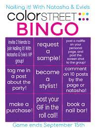 The king zilla proudly presents: Bingo Game For Color Street Facebook Nail Bar Engagement Color Street Color Street Nails Facebook Party Graphics