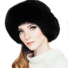 YXCFEWD Mink Hat Real Fur Hat Knit Furry Womens Russian Hat Fur Hat for  Women with Elastic (Black) at Amazon Women's Clothing store