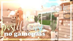 This is bloxburg (roblox game) bloxburg cool bedroom ideas. Bloxburg Tiny Pastel Home No Gamepasses 23k Youtube Pastel House Modern Family House Tiny House Layout