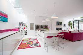 Another simple zoning method is to use podiums, which allow you to achieve interesting visual effects due to height differences. Alternative Ways To Zone Your Kitchen Beyond The Classic Triangle Layout Houzz Uk