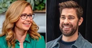 The pair — formerly known as jim and pam halpert — were in before fischer reigned victorious between the pair after the st. John Krasinski Pranked Jenna Fischer On The Office Set Popsugar Australia Entertainment