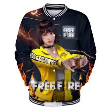 Players freely choose their starting point with their parachute and aim to stay in the safe zone for as long as possible. Free Fire Cardigan Baseball Uniform Jacket For Men And Women Shopee Malaysia