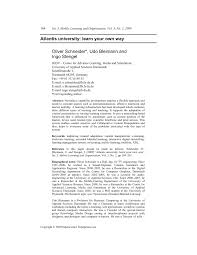 Pdf Atlantis University Learn Your Own Way
