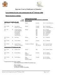 Supreme Court of Judicature of Jamaica