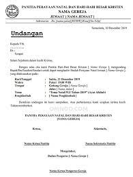 580 Koleksi Contoh Undangan Acara Gereja Gratis Contoh Undangan