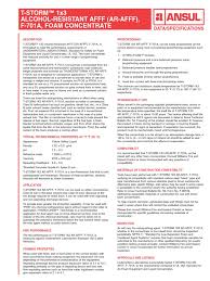 Thunderstorm Atc 1x3 F 601a Pdf Solution Foam