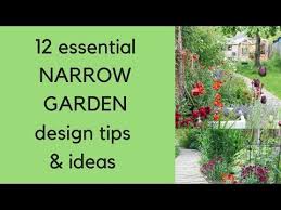 Design Tips And Planting Advice How To Make Your Long Narrow Town Garden Look Bigger And More Beautiful F In 2020 Narrow Garden Garden Design Backyard Garden Layout