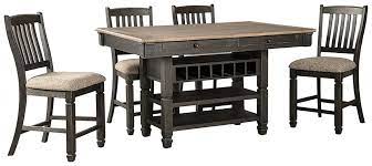 Setting it up took very little time, and the instructions were easy to follow. Tyler Creek Counter Height Dining Table And 4 Barstools D736 124 4 32 Dining Room Groups Chicago Furniture Warehouse