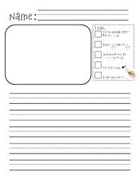 Two portrait pages, two landscape and one with an option to draw a. Kindergarten Writing Paper And Rubric By Caroline Grant Tpt