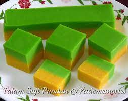 B.bahagian atas • 1 cawan tepung beras • 2 cawan santan pekat • ½ sudu garam • daun pandan. Resepi Kuih Talam Pandan Sukatan Cawan Galeri Resepi